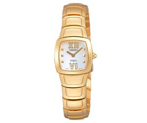 Orologio donna Seiko SUJ778 Ø 20 mm elegante cassa dorata