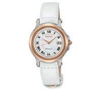Seiko Womens Analogue Quartz Watch with Leather Strap 8431242381565