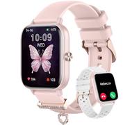 Orologio Donna Smartwatch 1.85” Smart Watch con Effettua/Risposta Chiamate 110+ Sportive Fitness Tracker con Contapassi Sonno Cardiofrequenzimetro da polso Orologio Digitale per Android iOS, Rosa