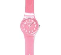 OROLOGIO DONNA SNEAKERS COLORS COLORE ROSA CASSA 38mm CINTURINO GOMMA SOLO TEMPO