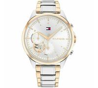 Tommy Hilfiger Orologio Analogico Multifunzione al Quarzo da Donna con Cinturino in Acciaio Inossidabile Bicolore - 1782415