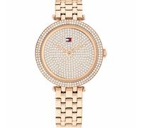 TOMMY HILFIGER Orologio analogico da donna al quarzo con cinturino in acciaio inossidabile 1782761, Oro Rosa e Oro Rosa, 34MM, Bracciale