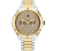 TOMMY HILFIGER Orologio analogico navy / oro / rosso acceso / argento, Taglia One Size