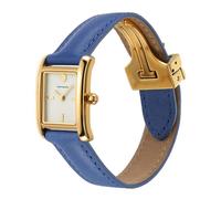 Orologio Donna TORY BURCH THE ELEANOR TBW1065 Pelle Blu Gold Dorato