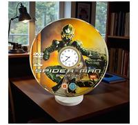 Orologio DVD Spider-Man con Supporto in Legno, Decorazione Supereroe