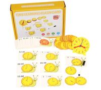 Orologio educativo - Insegnare Il | Orologi educativi | Dolce lumache Design TeachingClock | Kit scientifico per asili Asiltner Fun Learnings Giocattolo educativo 10 x 10 cm