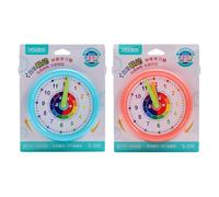 Orologio educativo per bambini 3+ Orologio Educativo Primo Modello di Parlare Impara Tempo Per Camera Da Letto Soggiorno Classi Bambini Apprendimento