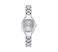 Breil, Collezione Tribe, Orologio Donna in Acciaio Lucido, Movimento al Quarzo Solo Tempo, con Quadrante Monocolore, Chiusura Déployante con Pulsanti, Cassa 29.5 mm, Silver