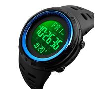 Orologio Elettronico, 50 M Act di Acqua Impermeabile. (Nero Blu)