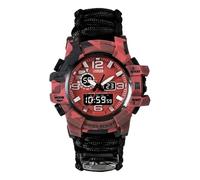 Orologio Elettronico a Doppio Display, Orologio da Uomo con Bussola, Fischietto di Emergenza per Esterni, Orologio Tattico da Montagna(Color-5)