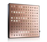 Orologio Elettronico Con Parole, Orologio Con Parole Illuminato A Led, Orologio Da Parete E Da Scrivania A Doppio Uso, Visualizzazione Luminosa Dellora, Quadrante Quadrato Da 6 Pollici, Per Rose
