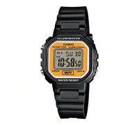 Orologio elettronico da donna Casio, cinturino nero, cassa nera, comodo da indossare, adatto per tempo libero, sport e altre occasioni LA-20WH-9A