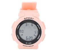 Orologio Elettronico, Display del Calendario per Bambini con Allarme a Specchio Luminoso per gli Sport all'aria Aperta (rosa chiaro)