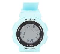 Orologio Elettronico, Display del Calendario per Bambini con Allarme a Specchio Luminoso per gli Sport all'aria Aperta (azzurro)