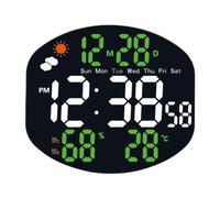 Orologio elettronico grande schermo con telecomando e funzioni meteo