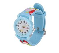 Orologio Elettronico per Bambini, Quadrante Chiaro, Insegnamento del Tempo, Scelta Regalo, Orologio per Bambini con Cartoni Animati da Viaggio (BLUE)