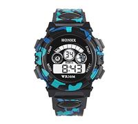 Orologio elettronico per bambini, sportivo, multifunzione, per bambini e ragazzi, Nero , One Size