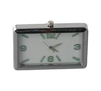 Orologio elettronico per cruscotto auto, design rettangolare, numeri trasparenti per una facile lettura, include orologio, adesivo e morsetto Tuyere per l'installazione (F-luminous)