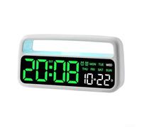 Orologio elettronico per la decorazione della casa con display multifunzionale, illuminazione a LED ambientale che crea un'atmosfera accogliente e doppia funzione di allarme per una pianificazione