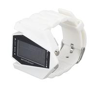 Orologio elettronico sportivo, display della data, funzione di allarme, stile aereo, anti-acqua, LED, orologio elettronico per ragazzi, bianco, datario, luci a LED, #911, White, Bianco