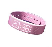 Orologio fitness multifunzione, impermeabile, con ricarica USB, contapassi, orologio con monitoraggio del sonno, per adulti e bambini (rosa)