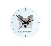 Orologio Geometrico Art-Dog Chihuahua A Pelo Lungo