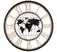 Orologio globo terrestre bicolore, 70 cm