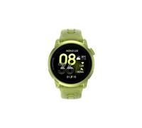 Orologio gps coros pace 4 in alluminio con cinturino in silicone giallo crystal