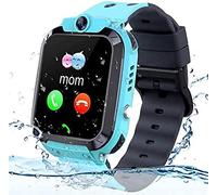 Orologio GPS Tracker Per Bambini IP68 Impermeabile Smartwatch Per Bambini Con GPS Tracker Telefono Sveglia Videocamera Da Gioco Compatibile Con 2G T-Mobile Regalo Di Compleanno Per Bambini,Blu,Ple