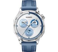 Orologio GT5 46MM (Vili-B19W), Smartwatch Argento, Bracciale Tessuto Blu