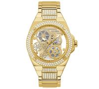 Orologio Guess Cavaliere Acciaio Oro Cassa E Zirconi GW0323G2, Bracciale