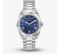 Orologio Guess da uomo Connoisseur quadrante blu argento GW0265G7