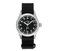 Orologio Hamilton Khaki Field al quarzo quadrante nero 50M H69401430 unisex