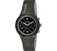 Orologio HIP HOP METAL HWU0710 Chrono Silicone Camouflage Militare Nero XL 42mm