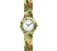 Orologio HIP HOP POP JUNGLE FEVER HWU0779 Small 32mm Silicone Giallo Bianco