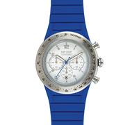 Orologio HIP HOP uomo e donna CHRONO 39MM, cinturino in silicone-metallo, CHRONO