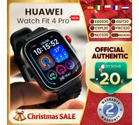 Originale Huawei Watch Fit 4 Pro Chiamata Bluetooth Harmonyos Schermo a colori Amoled da 1,82 pollici Capacità della batteria 400Mah Black