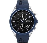Orologio Hugo Boss Cronografo Velocity 1513717 Silicone Blu Quarzo