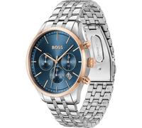OROLOGIO HUGO BOSS UOMO AVERY CHRONO HB1514158 QUADRANTE BLU - GARANZIA - PRE...