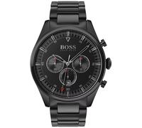 OROLOGIO HUGO BOSS UOMO CHRONO PIONEER HB1513714 QUADRANTE NERO - GARANZIA - ...