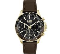 OROLOGIO HUGO BOSS UOMO TROPER CHRONO HB1514100 QUADRANTE NERO - GARANZIA - P...