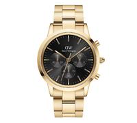 Orologio ICONIC CHRONOGRAPH LINK ONYX G Daniel Wellington Uomo Acciaio 316L