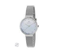 Orologio in acciaio Marea Analogico Donna B54163/2 con maglia milanese e quadrante blu chiaro, Bracciale