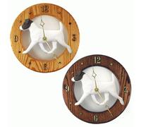 Orologio In Legno Jack Russell Terrier Blk/Wht