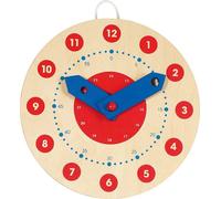 Orologio in legno per l'apprendimento del tempo