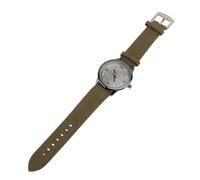 Orologio in Quarzo Commerciale, Moda per Uomini con Quadrante Grande, Data di Quarzo Analogico, Outfit Comodo con Braccialetto in Pelle PU per le Date (OD Green)