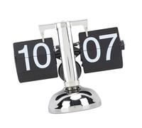 Orologio Inossidabile a Flip retrò in Acciaio Inossidabile Orologio a Batteria per Batteria per Ufficio Regolabile per la Sala di Studio e la Raccolta (#1)