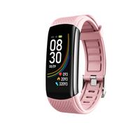 Smartwatch INF con frequenza cardiaca, ossigeno nel sangue, contapassi, Rosa