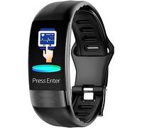 Orologio intelligente con rilevamento della temperatura con monitoraggio ECG e PPG, frequenza cardiaca, pressione sanguigna, monitoraggio dell'ossigeno, contapassi e promemoria intelligente