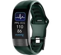 Orologio intelligente con rilevamento della temperatura con monitoraggio ECG e PPG, frequenza cardiaca, pressione sanguigna, monitoraggio dell'ossigeno, contapassi e promemoria intelligente